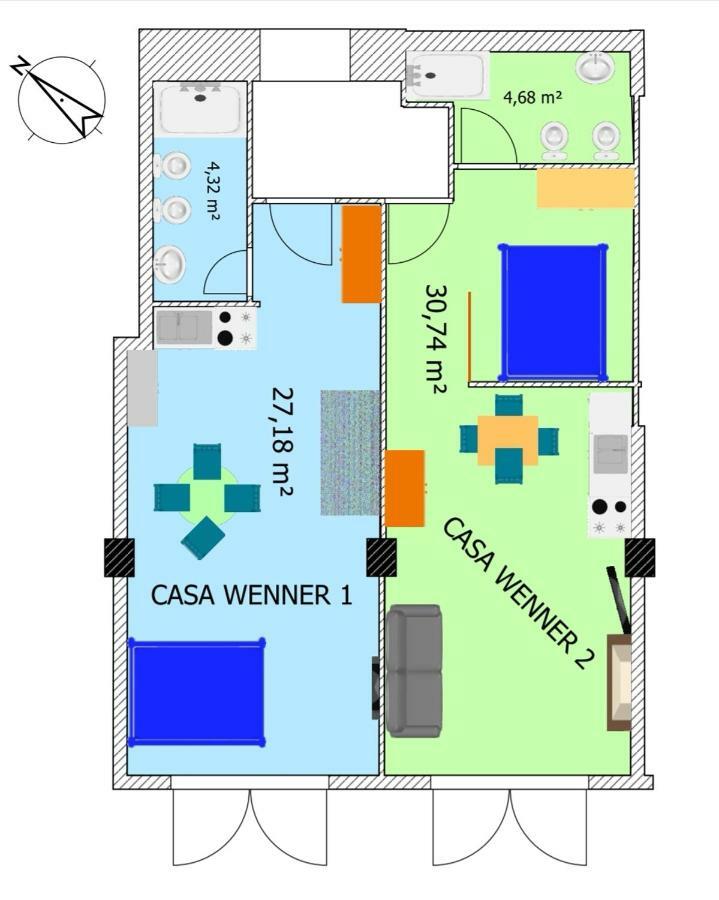 דירות נאפולי Casa Wenner 1 מראה חיצוני תמונה